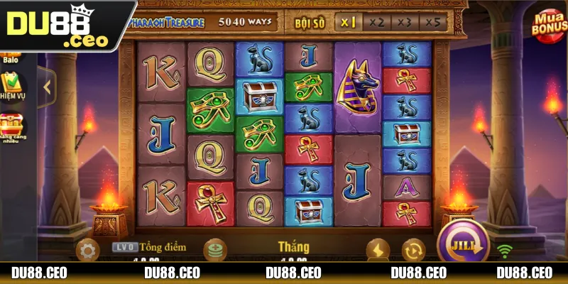Pharaoh Treasure lấy cảm hứng từ nước Ai Cập cổ đại huyền bí
